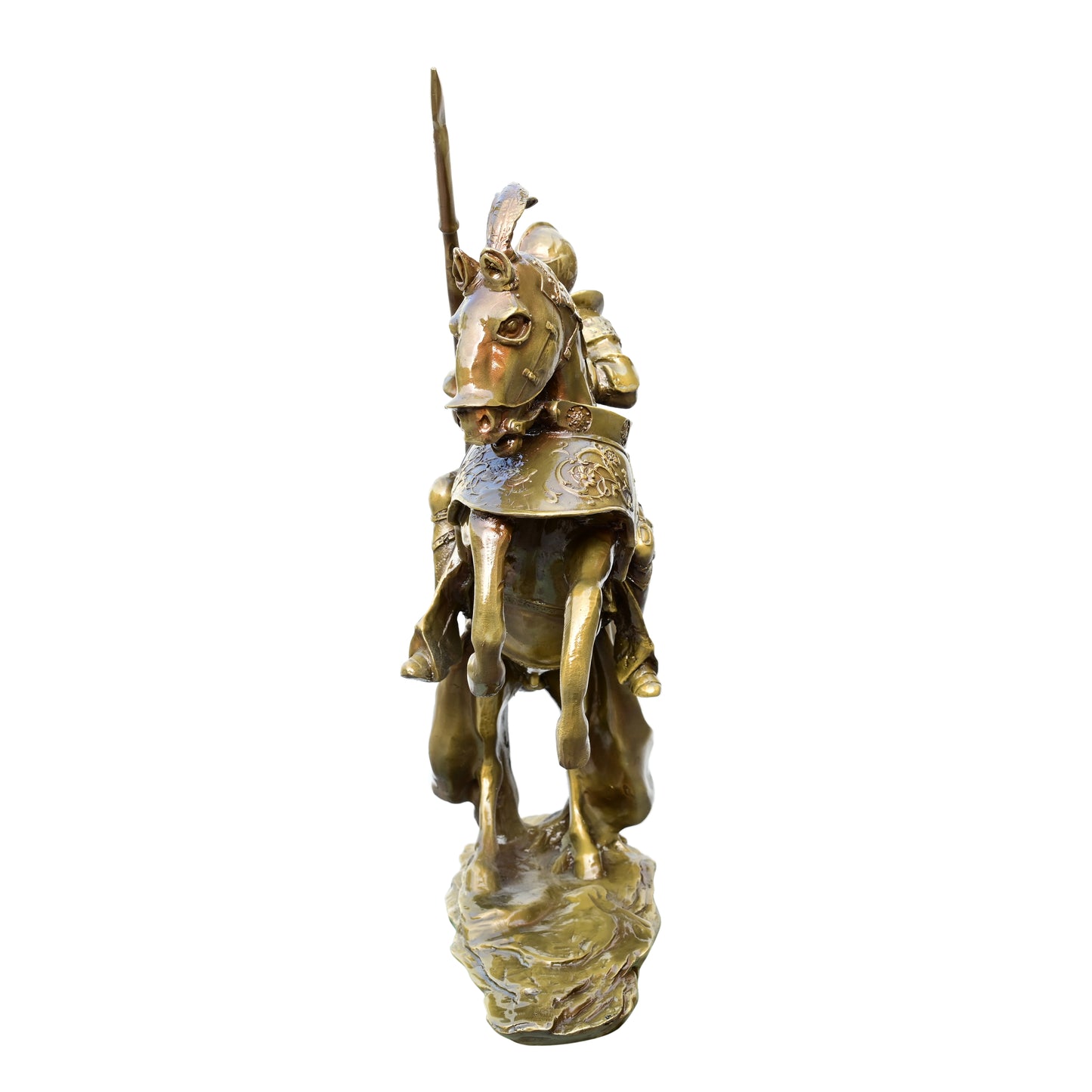 Knight of Valor on Rearing Steed Sculpture
