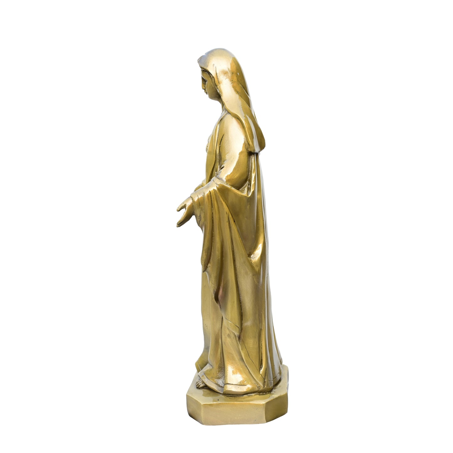 Our Lady of the Sacred Heart Brass Figure