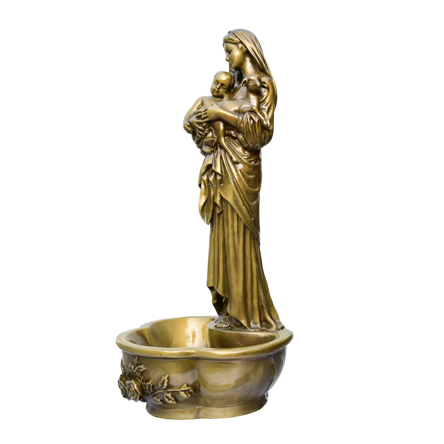 Madonna of the Lamb and Child Jesus Sculpture