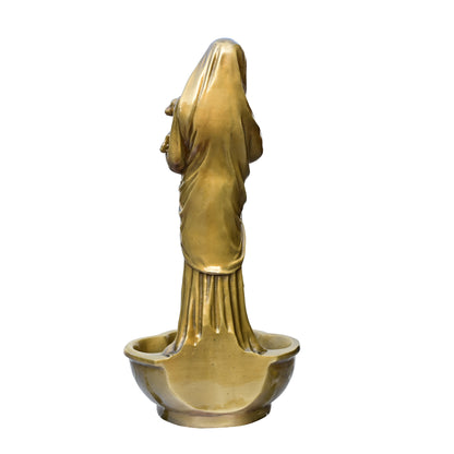 Madonna of the Lamb and Child Jesus Sculpture