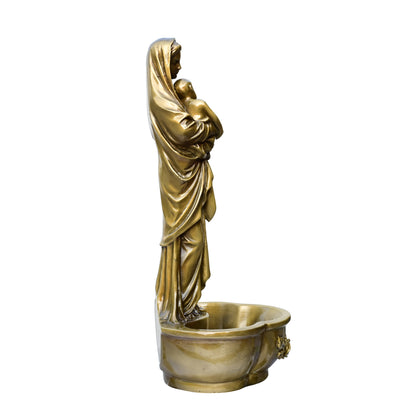 Madonna of the Lamb and Child Jesus Sculpture