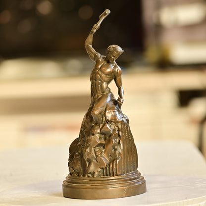 The Self-Made Man Brass Sculpture